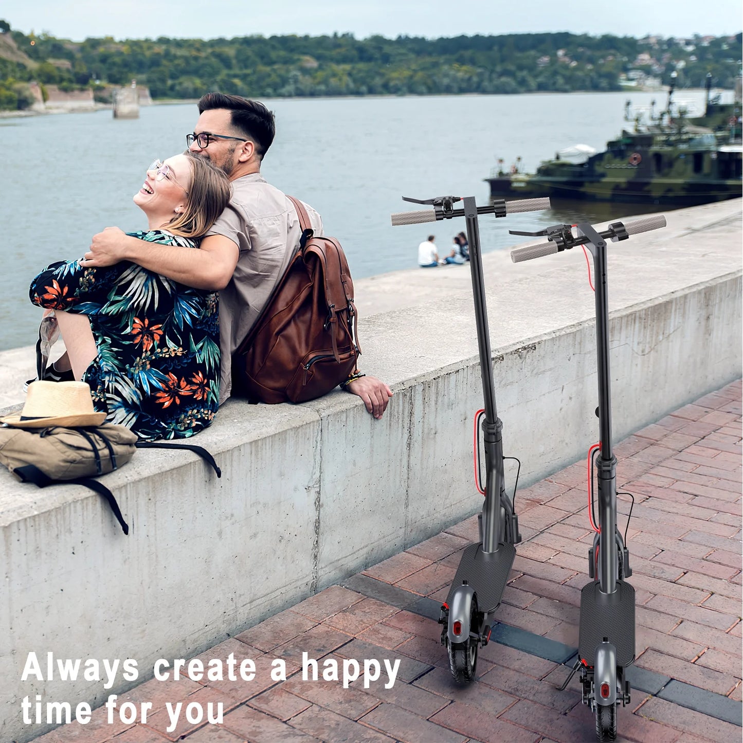 ES80 350W 8.5' Foldable Electric Scooter for Adults, 21 Miles Range UL2272