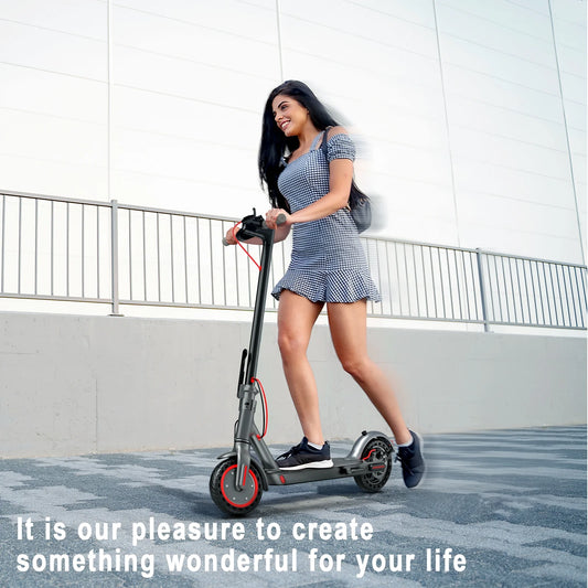 ES80 350W 8.5' Foldable Electric Scooter for Adults, 21 Miles Range UL2272
