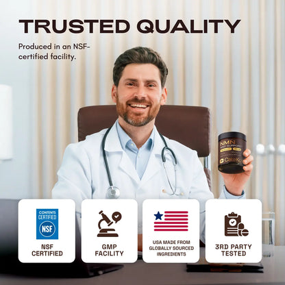 Cata-Kor NMN Supplement – 1000 Mg | Quercetin | TMG | Resveratrol Complex – Supports Cellular Energy & NAD+ Levels - Vitamin Dietary Supplement Healthcare