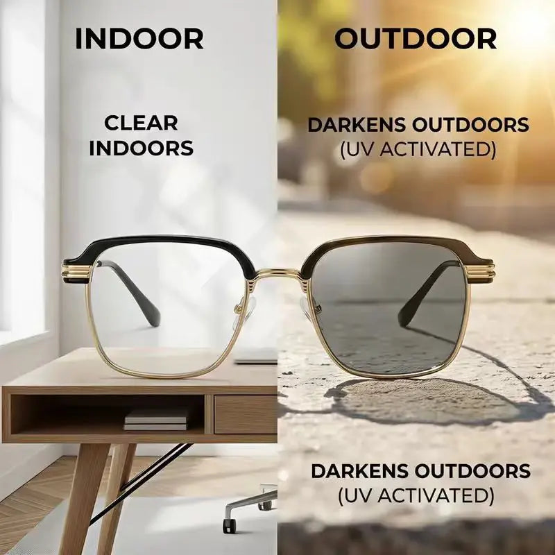 Rimless Reading Glasses, Anti-Uv & Blue Light Blocking Glasses for Mobile Phones and Computers