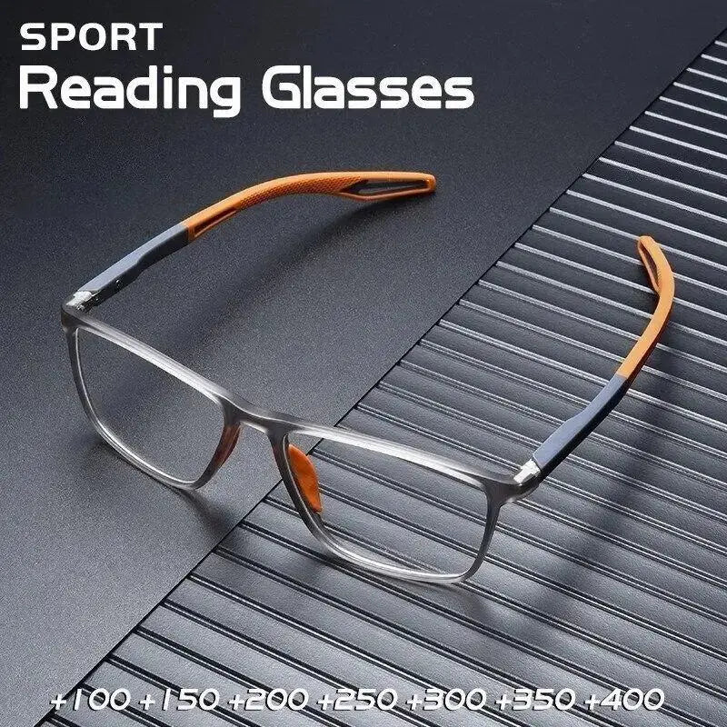 Rimless Reading Glasses, Anti-Uv & Blue Light Blocking Glasses for Mobile Phones and Computers