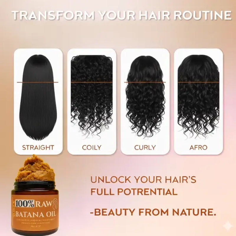 Raw & Unprocessed Batana Oil from Honduras - Natural Hair Growth & Scalp Nourishment - 4 Oz - Proudly Made in Honduras - Unprocessed & Authentic