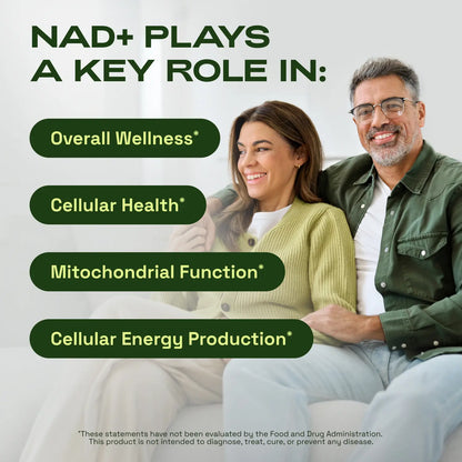 Cata-Kor NAD+ Advanced 500Mg - NAD+ Supplement for Energy & Healthy Aging - 60 Count (30 Day Supply) - Previously Known as Reus Research NR 900